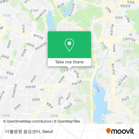 더웰병원 음성센터 map