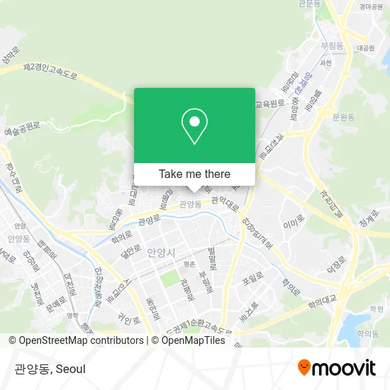 관양동 map