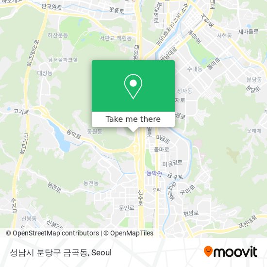 성남시 분당구 금곡동 map