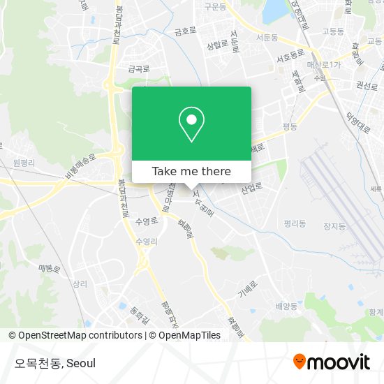 오목천동 map
