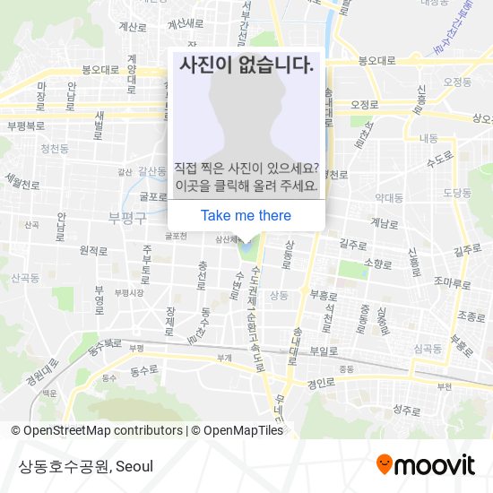 상동호수공원 map