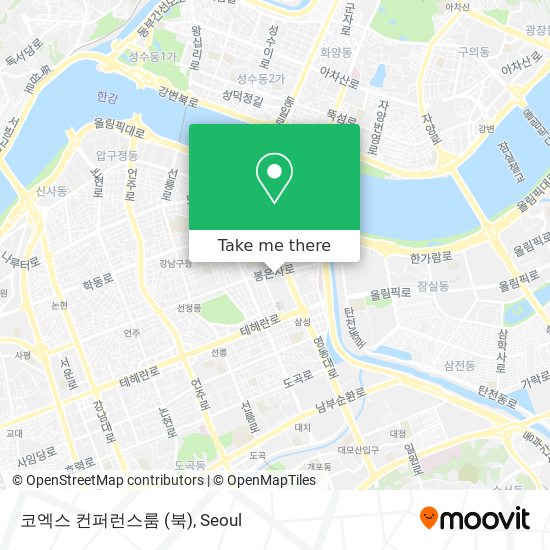 코엑스 컨퍼런스룸 (북) map