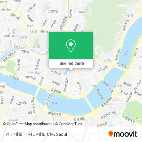건국대학교 공과대학 C동 map