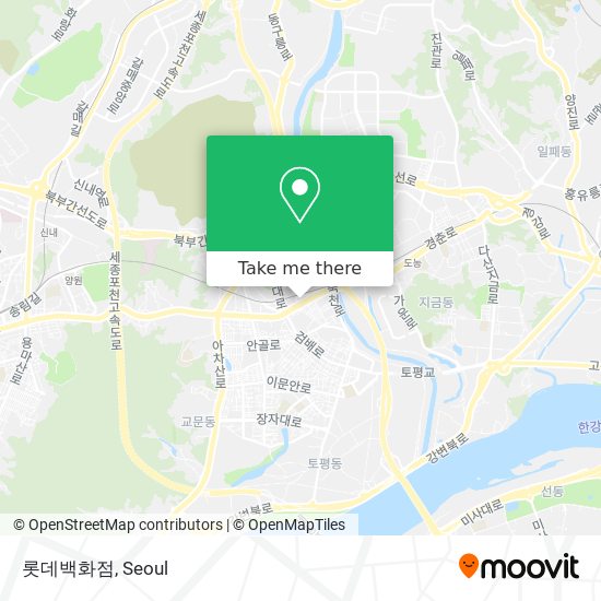 롯데백화점 map