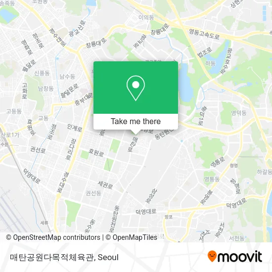 매탄공원다목적체육관 map