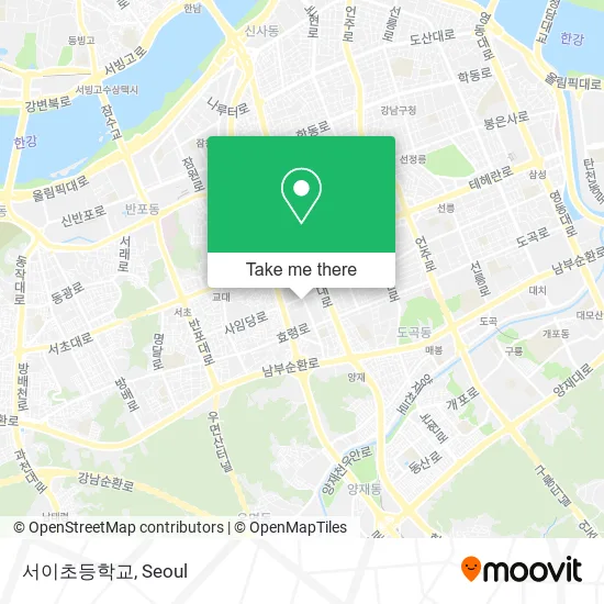 서이초등학교 map