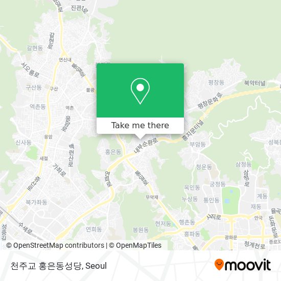 천주교 홍은동성당 map