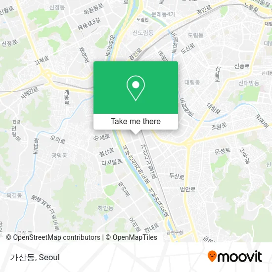 가산동 map
