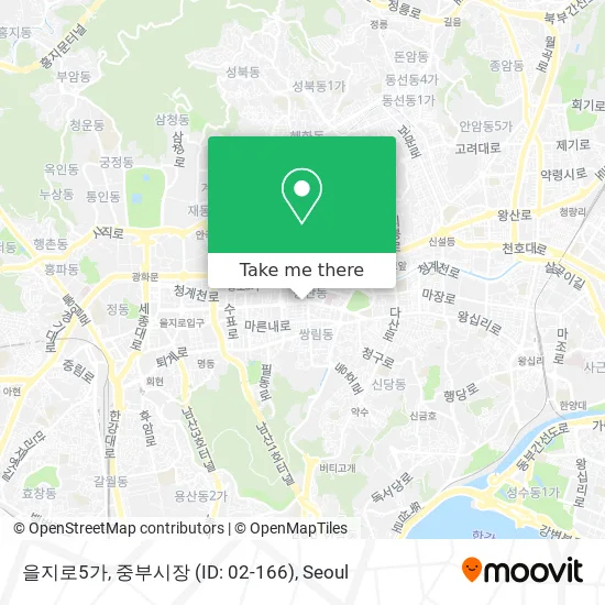 을지로5가, 중부시장 (ID: 02-166) map