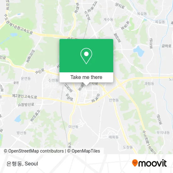 은행동 map