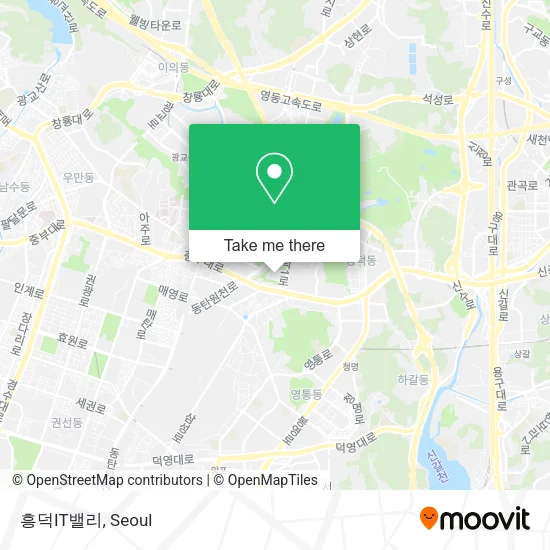 흥덕IT밸리 map