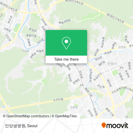 안양샘병원 map