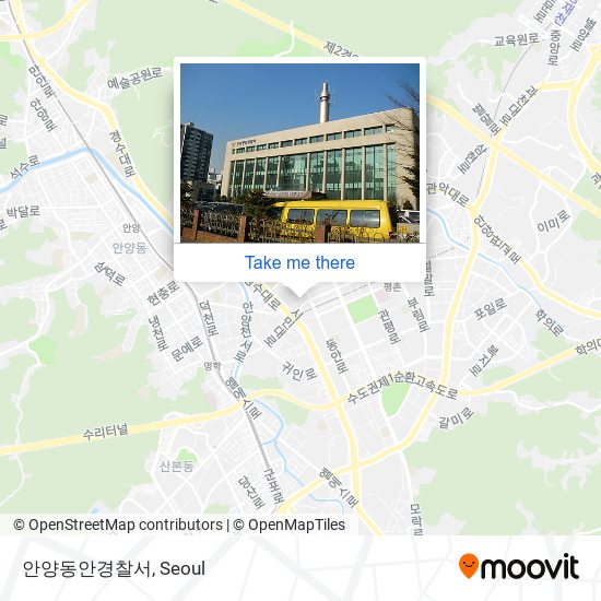 안양동안경찰서 map