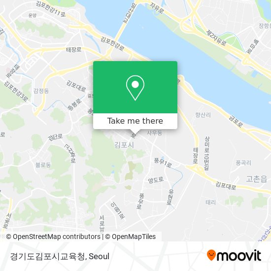 경기도김포시교육청 map