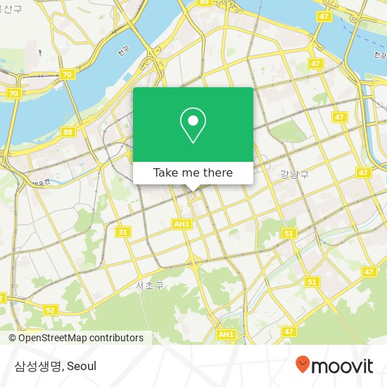 삼성생명 map