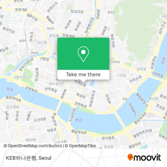 KEB하나은행 map