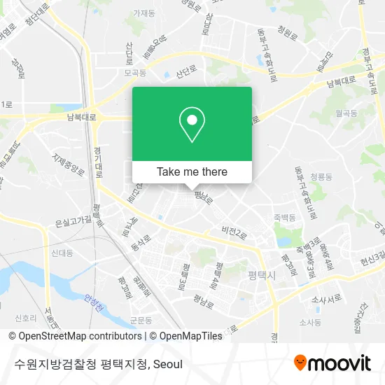 수원지방검찰청 평택지청 map