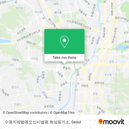 수원지방법원오산시법원 화성등기소 map
