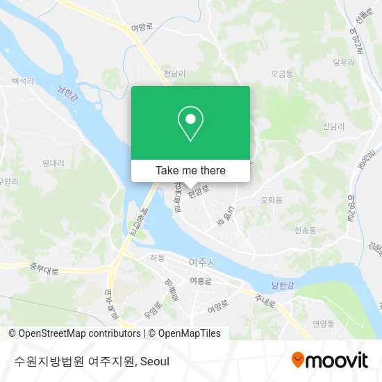 수원지방법원 여주지원 map