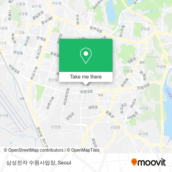 삼성전자 수원사업장 map