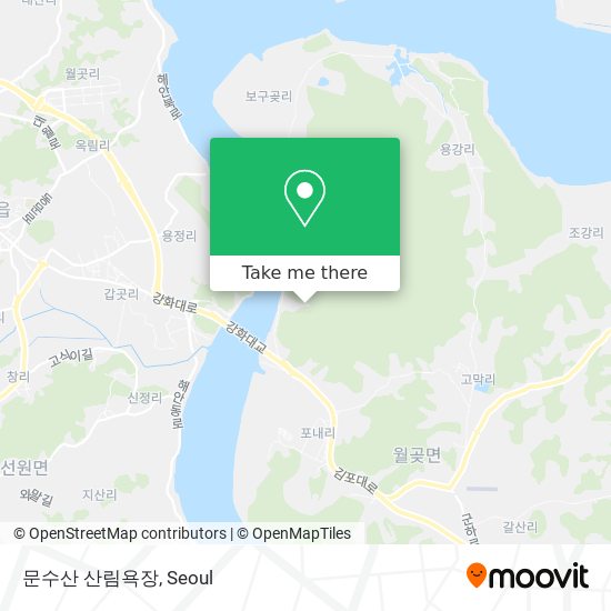 문수산 산림욕장 map