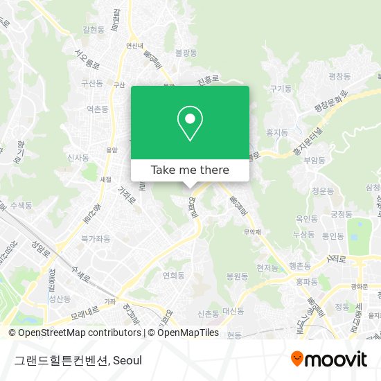 그랜드힐튼컨벤션 map