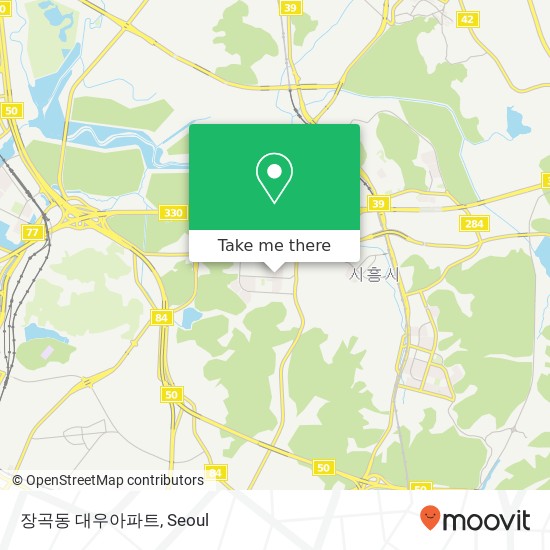 장곡동 대우아파트 map