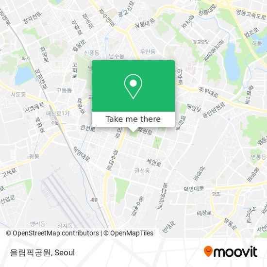 올림픽공원 map