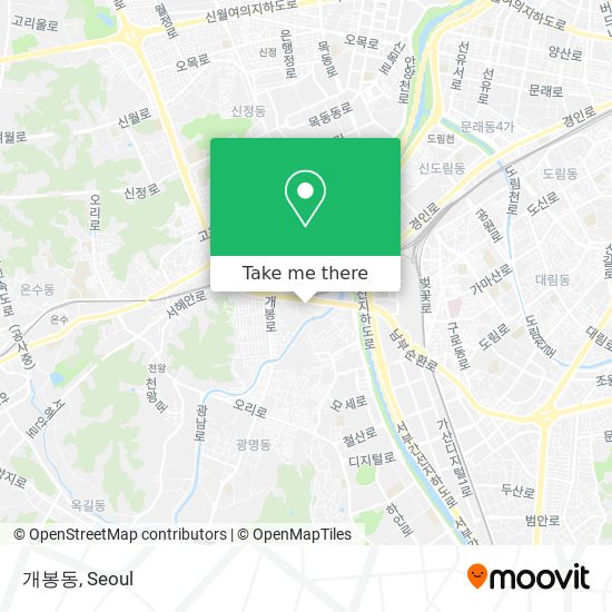 개봉동 map