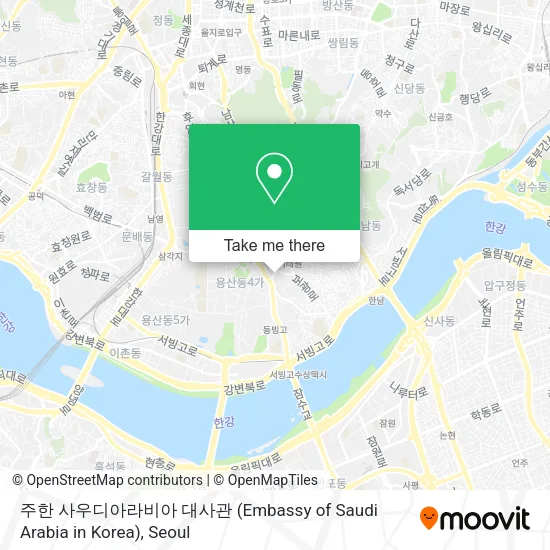 주한 사우디아라비아 대사관 (Embassy of Saudi Arabia in Korea) map