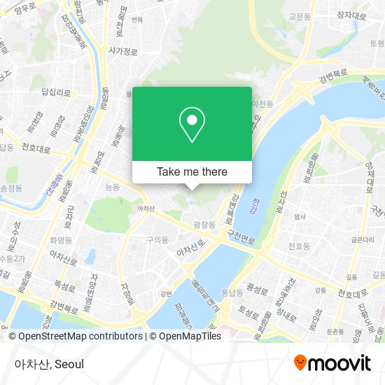 아차산 map