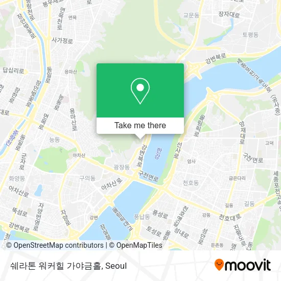 쉐라톤 워커힐 가야금홀 map