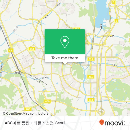 ABC마트 동탄메타폴리스점 map