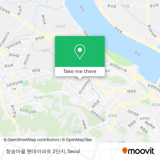 청송마을 현대아파트 2단지 map