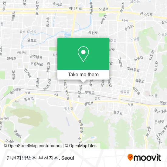 인천지방법원 부천지원 map