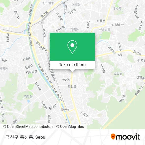금천구 독산동 map