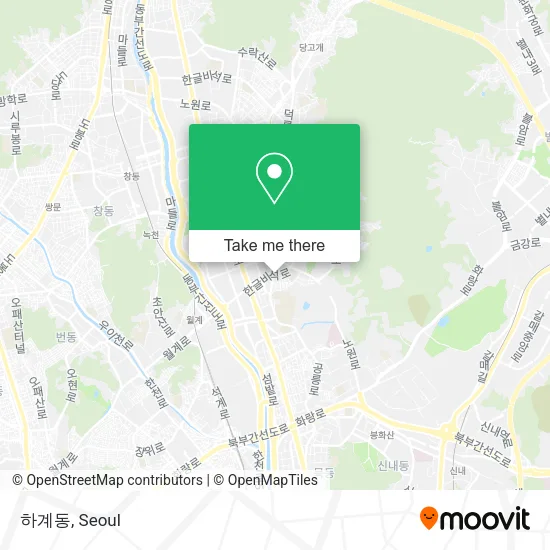 하계동 map