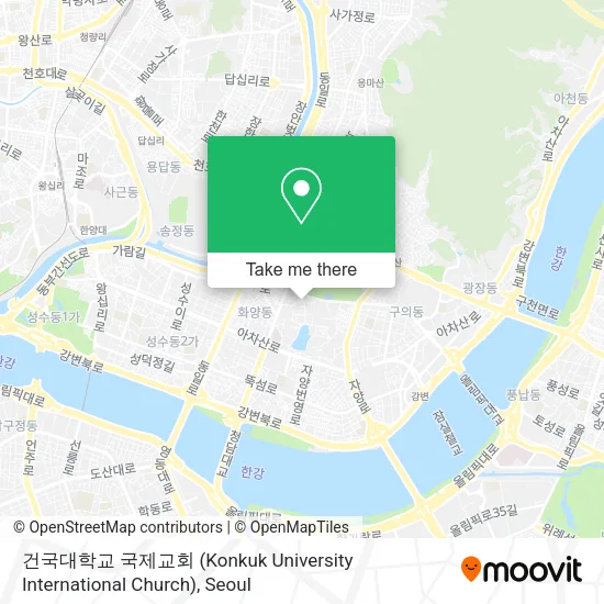 건국대학교 국제교회 (Konkuk University International Church) map