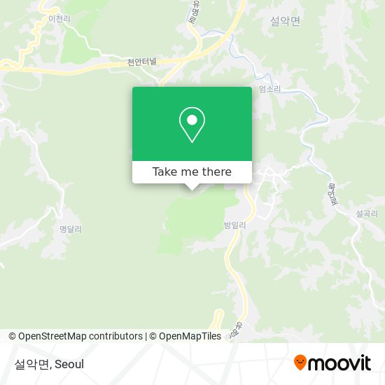 설악면 map