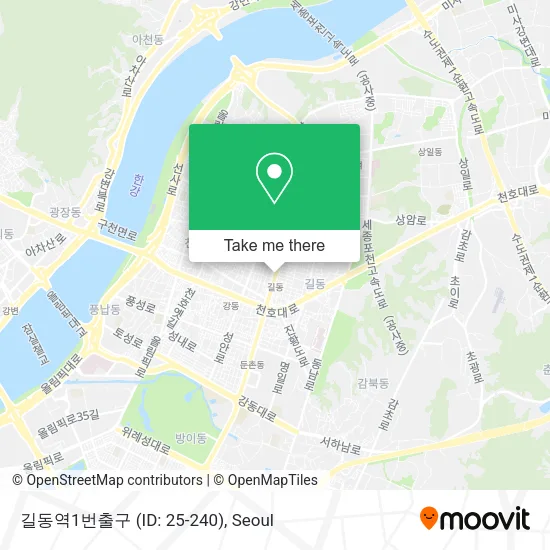 길동역1번출구 (ID: 25-240) map