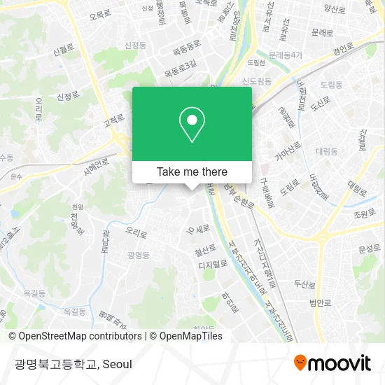광명북고등학교 map