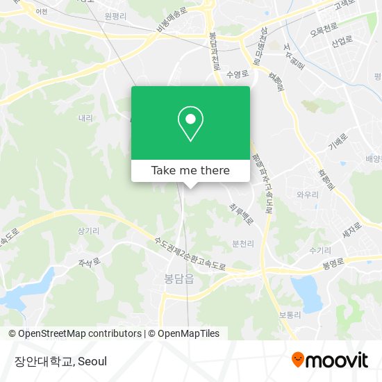 장안대학교 map