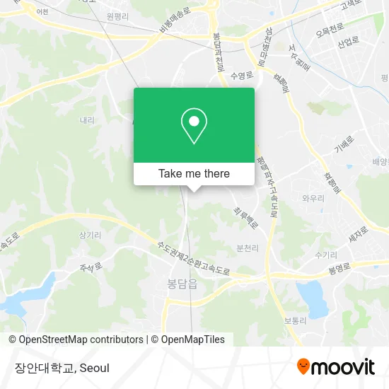 장안대학교 map
