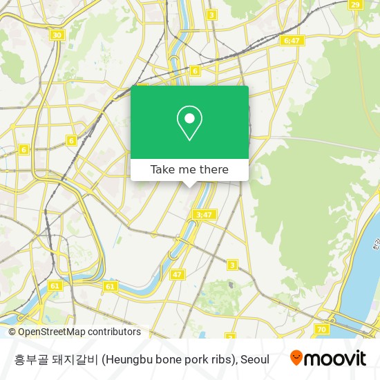 흥부골 돼지갈비 (Heungbu bone pork ribs) map