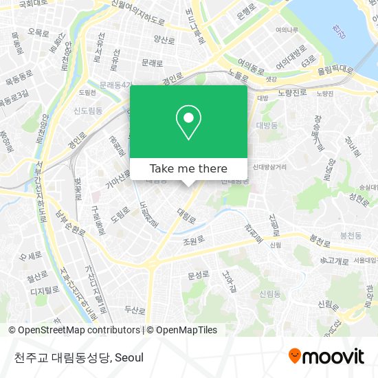 천주교 대림동성당 map