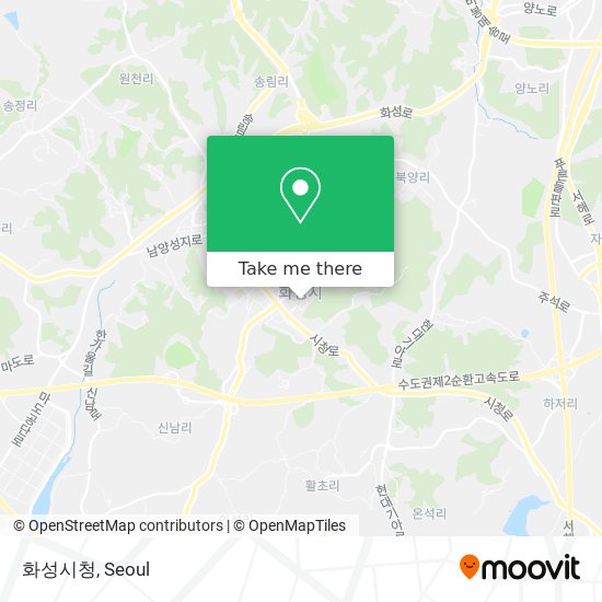 화성시청 map