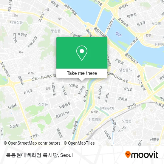 목동현대백화점 록시땅 map