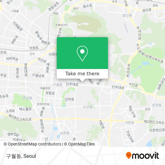 구월동 map