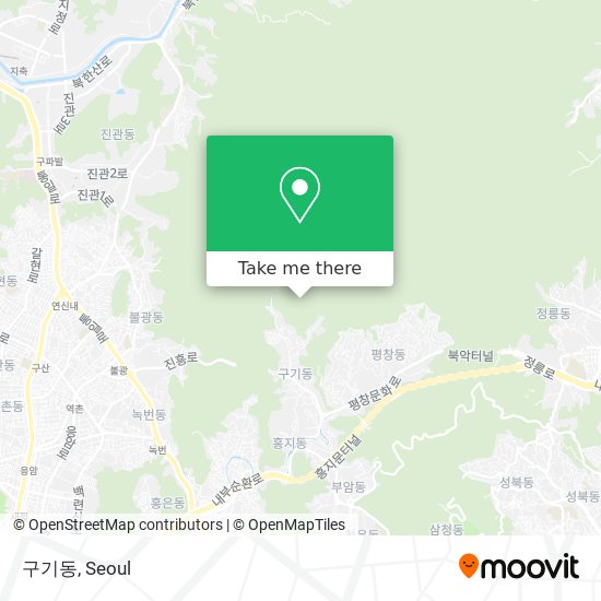 구기동 map