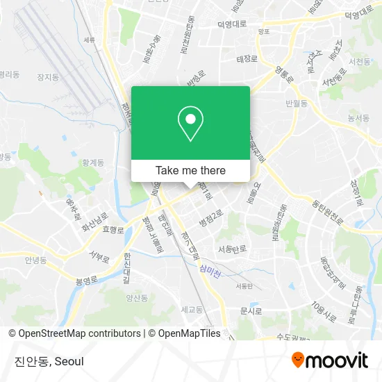 진안동 map